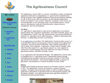 Tablet Screenshot of agribusinesscouncil.org